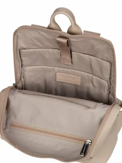 Mandarina Duck Taschen & Rucksäcke<Damen Rucksack - Mellow Leather Squared Backpack FZT38 beige uni