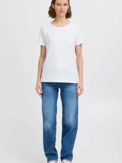 North Bend Shirts & Tops<Damen Rundhalsshirt - NBGita weiß uni