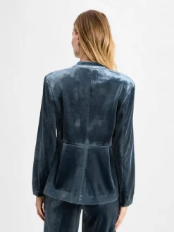 Damen mbyM Blazer>Damen Samt-Blazer - Sinty