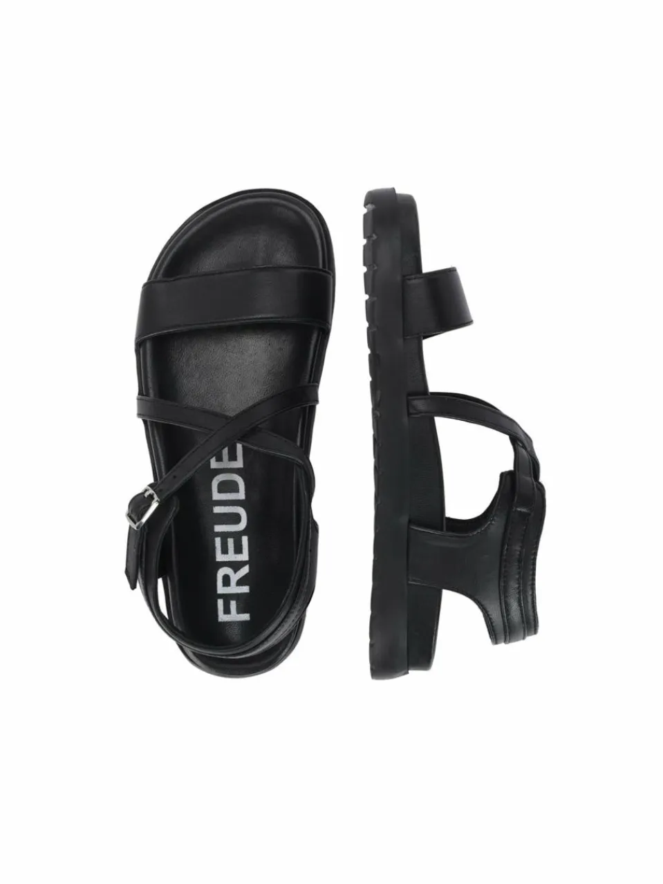 FREUDE Sandalen & Sandaletten<Damen Sandale - AMELINE schwarz uni