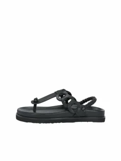 Crickit Zehentrenner|Sandalen & Sandaletten<Damen Sandale - ODINE schwarz uni