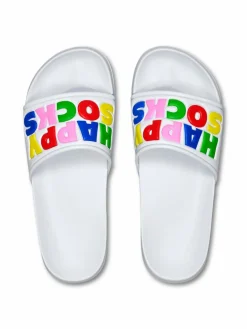 Happy Socks Sandalen & Sandaletten<Damen Sandalen weiß gemustert