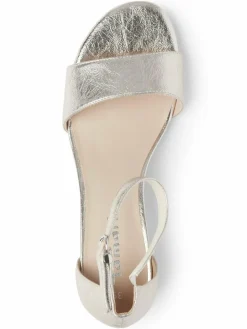 Tamaris Sandalen & Sandaletten<Damen Sandaletten silber uni