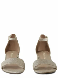 Tamaris Sandalen & Sandaletten<Damen Sandaletten gold uni