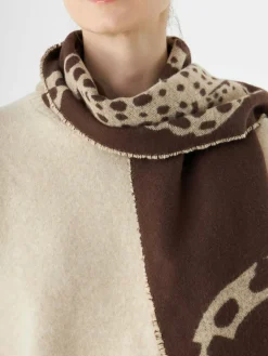 Codello Schals & Tücher<Damen Schal braun bedruckt