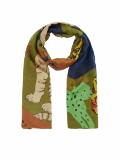 Codello Schals & Tücher<Damen Schal grün bedruckt