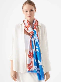 Codello Schals & Tücher<Damen Schal blau bedruckt