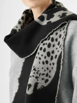 Codello Schals & Tücher<Damen Schal schwarz bedruckt