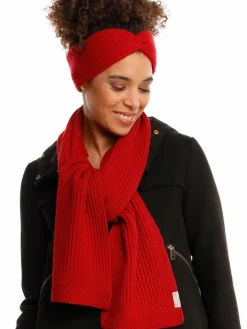 Fraas Schals & Tücher<Damen Schal rot uni