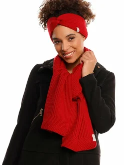 Fraas Schals & Tücher<Damen Schal rot uni