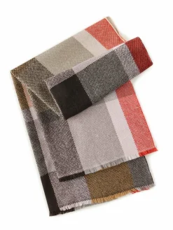 Codello Schals & Tücher<Damen Schal grau braun kariert