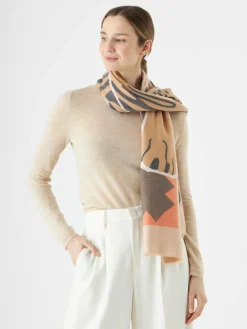 Codello Schals & Tücher<Damen Schal beige bedruckt