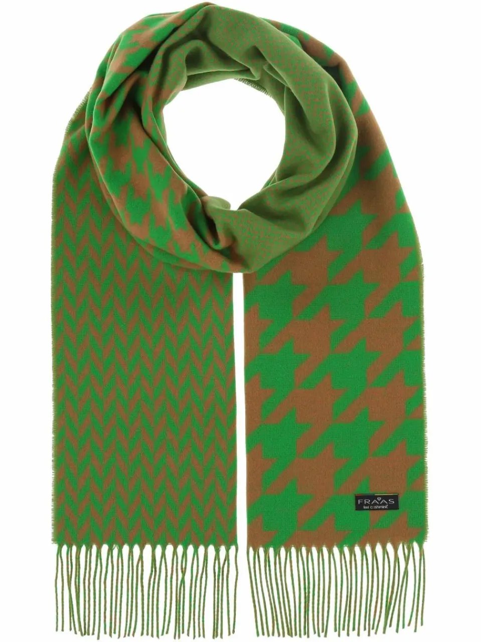Fraas Schals & Tücher<Damen Schal grün bedruckt