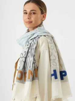 Codello Schals & Tücher<Damen Schal blau bedruckt