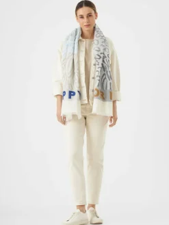 Codello Schals & Tücher<Damen Schal blau bedruckt