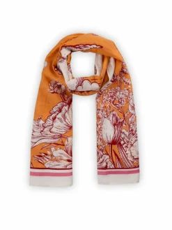 Codello Schals & Tücher<Damen Schal orange bedruckt