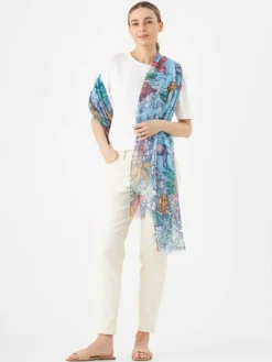 Codello Schals & Tücher<Damen Schal blau gemustert