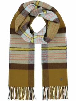 Fraas Schals & Tücher<Damen Schal khaki kariert