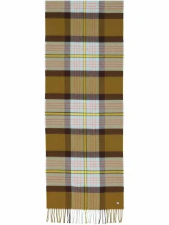 Fraas Schals & Tücher<Damen Schal khaki kariert