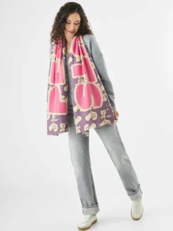 Codello Schals & Tücher<Damen Schal lila bedruckt