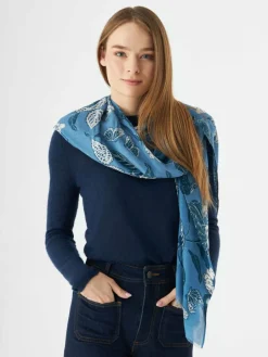 Codello Schals & Tücher<Damen Schal blau bedruckt