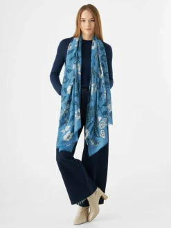 Codello Schals & Tücher<Damen Schal blau bedruckt