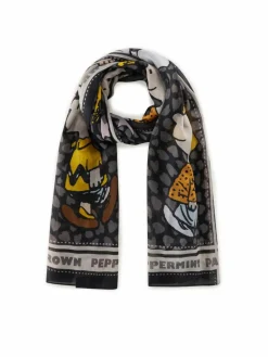 Codello Schals & Tücher<Damen Schal - PEANUTS schwarz bedruckt