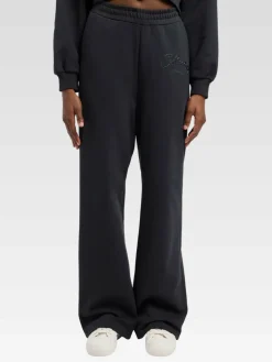 Carlo Colucci Hosen<Damen Schlaghose - Dyda schwarz uni