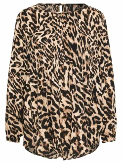 Betty Barclay Blusen<Damen Schlupfbluse schwarz mehrfarbig gemustert