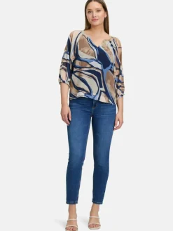 Betty & Co Blusen<Damen Schlupfbluse mehrfarbig gemustert