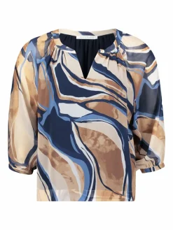Betty & Co Blusen<Damen Schlupfbluse mehrfarbig gemustert
