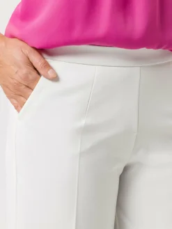 Frank Walder Hosen<Damen Schlupfhose MIA ecru weiß uni