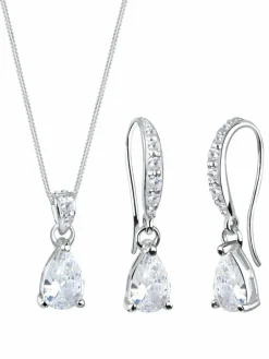 Elli Schmuck<Damen Schmuckset silber uni
