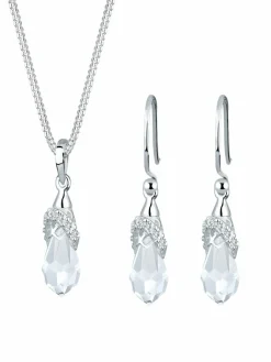 Elli Schmuck<Damen Schmuckset silber uni