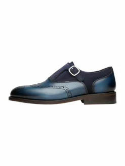 Henry Stevens Slipper<Damen Schnallenschuhe – Ella FBSM blau uni