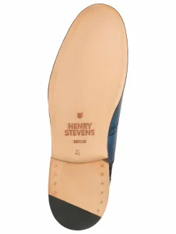 Henry Stevens Slipper<Damen Schnallenschuhe – Ella FBSM blau uni