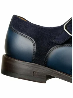 Henry Stevens Slipper<Damen Schnallenschuhe – Ella FBSM blau uni