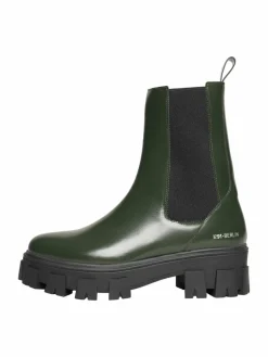 N91 Boots & Stiefeletten<Damen Schnürboots – Style Choice MN grün uni