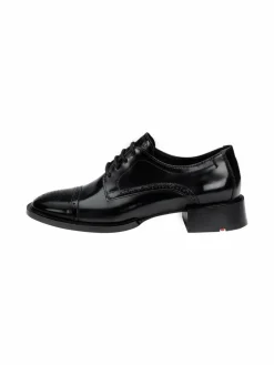 Lloyd Schnürschuhe<Damen Schnürschuh schwarz uni