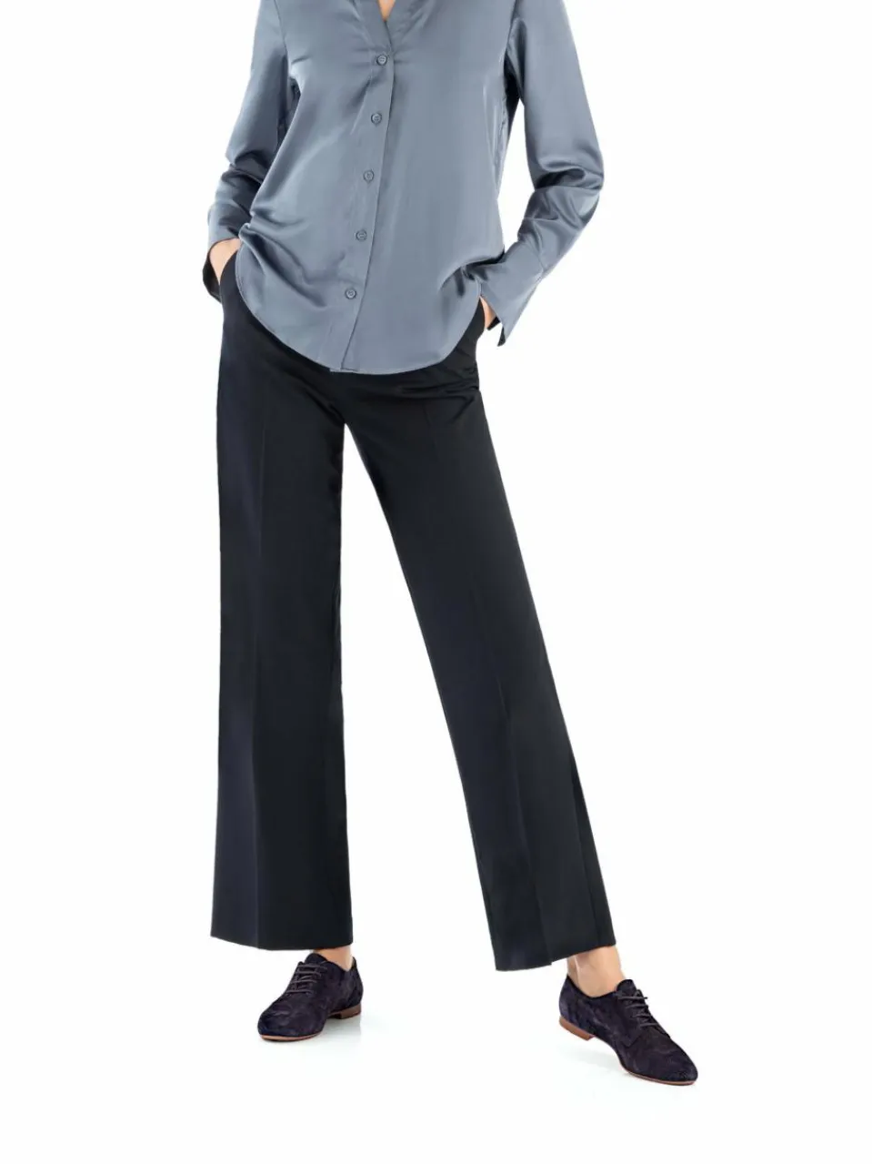 Lloyd Schnürschuhe<Damen Schnürschuh blau uni