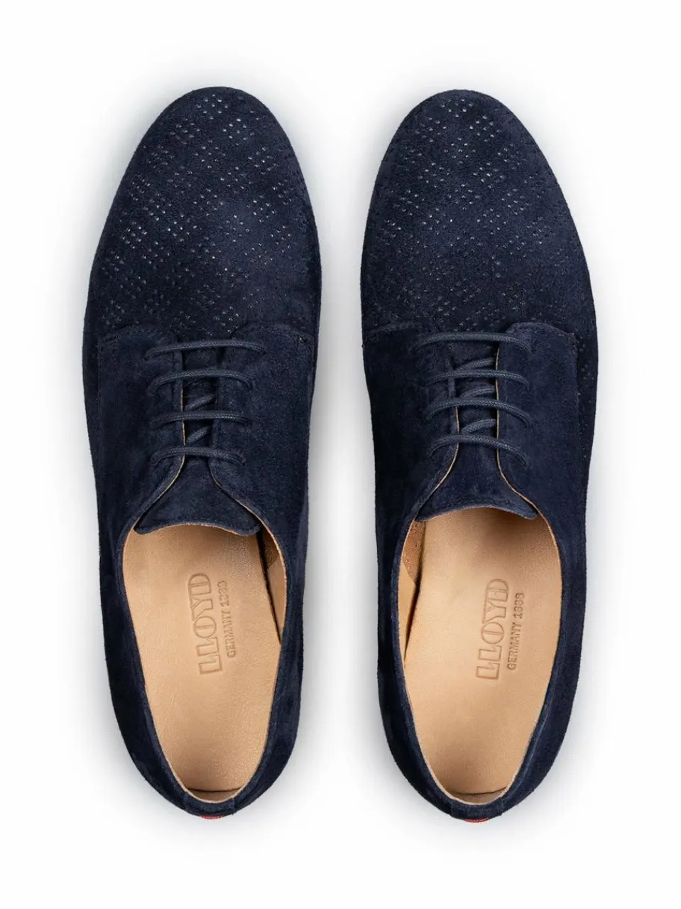 Lloyd Schnürschuhe<Damen Schnürschuh blau uni