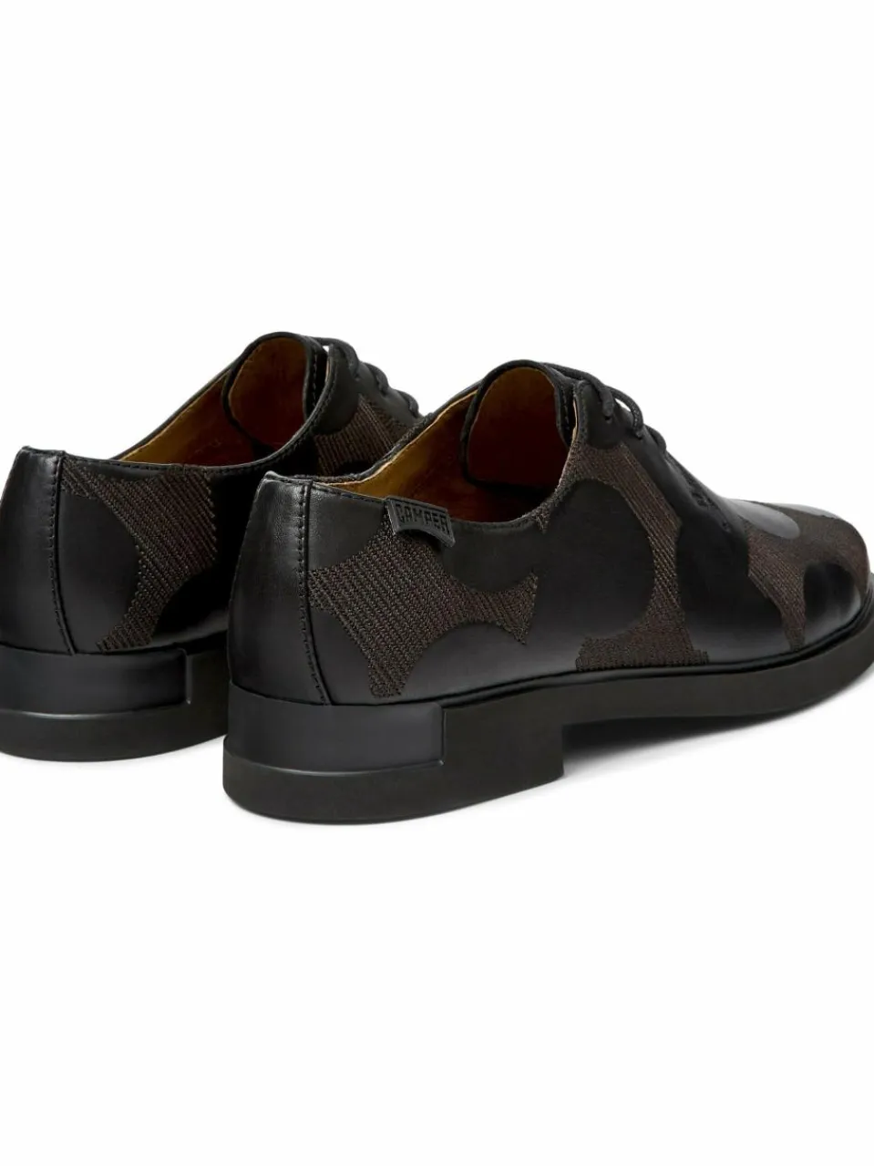 Camper Schnürschuhe<Damen Schnürschuhe - Iman schwarz uni