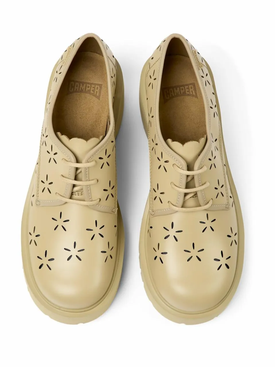 Camper Schnürschuhe<Damen Schnürschuhe - Milah beige uni