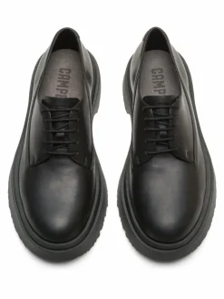 Camper Schnürschuhe<Damen Schnürschuhe - Walden schwarz uni