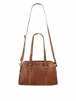 Spikes & Sparrow Taschen & Rucksäcke<Damen Schultertasche cognac uni