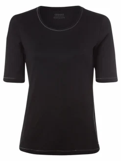 Olsen Shirts & Tops<Damen Shirt schwarz uni