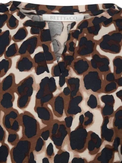 Betty & Co Shirts & Tops<Damen Shirt schwarz braun gemustert