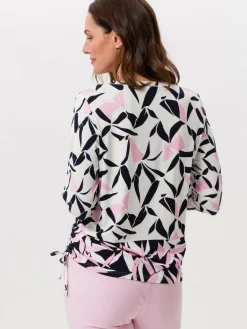 Frank Walder Shirts & Tops<Damen Shirt mehrfarbig gemustert