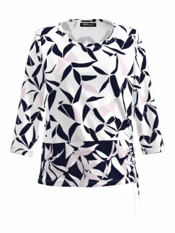 Frank Walder Shirts & Tops<Damen Shirt mehrfarbig gemustert