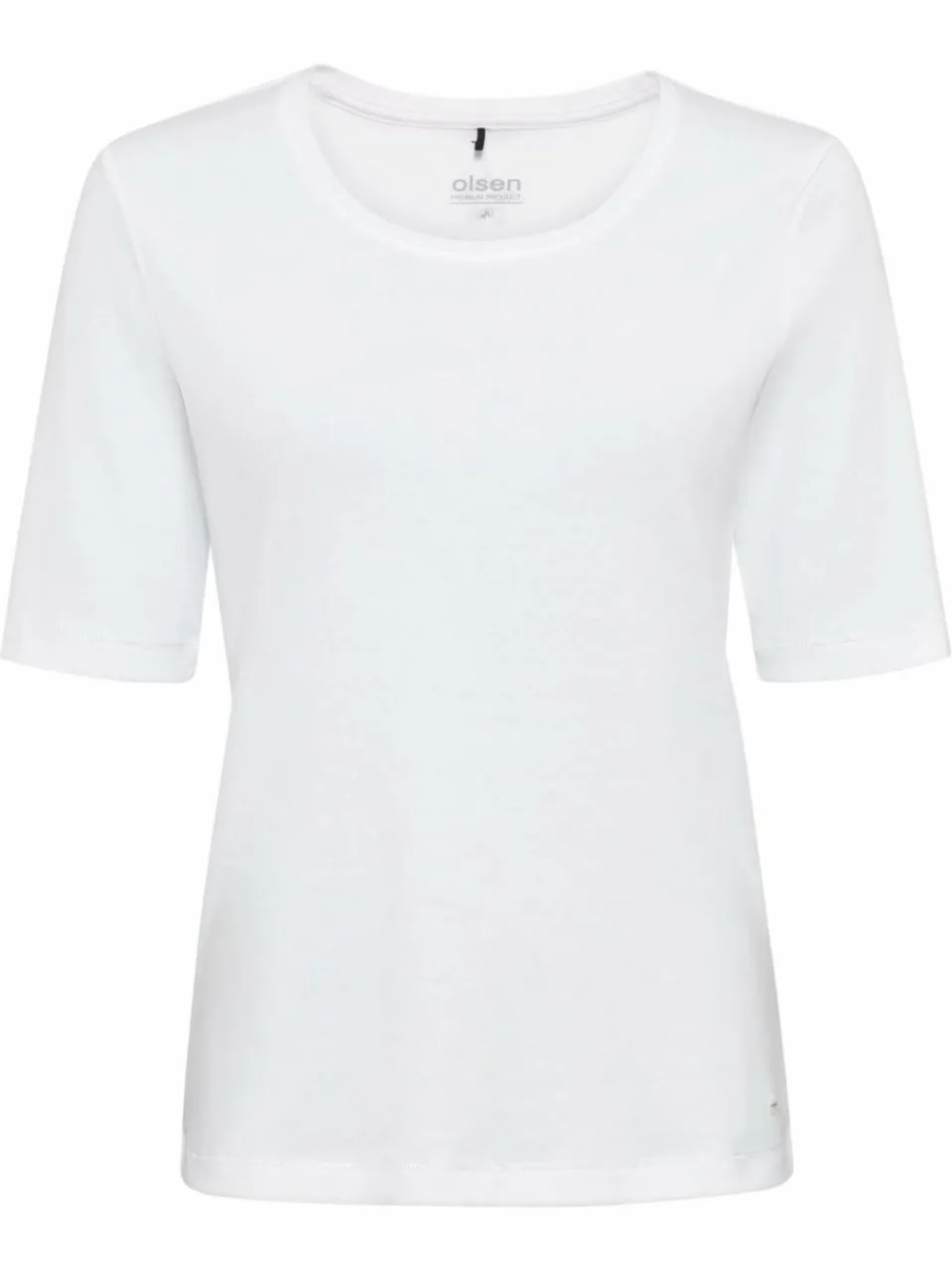 Olsen Shirts & Tops<Damen Shirt weiß uni